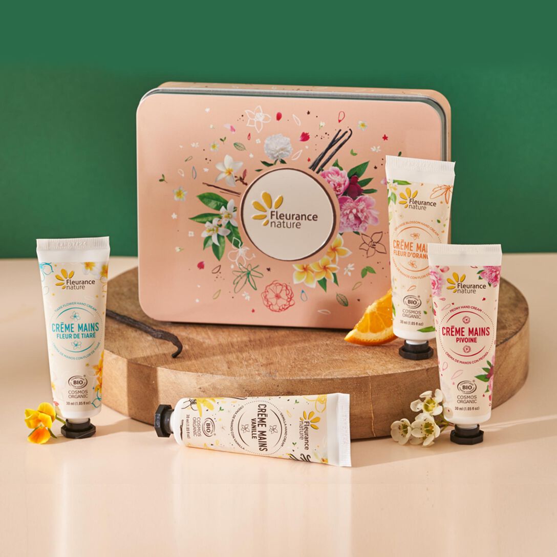 Coffret de crèmes mains Évasion Florale – Fleurance Nature
