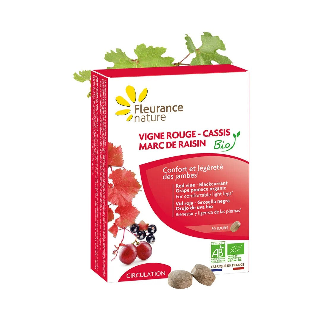 đż Vigne rouge â Cassis â Marc de raisin Bio - Fleurance Nature