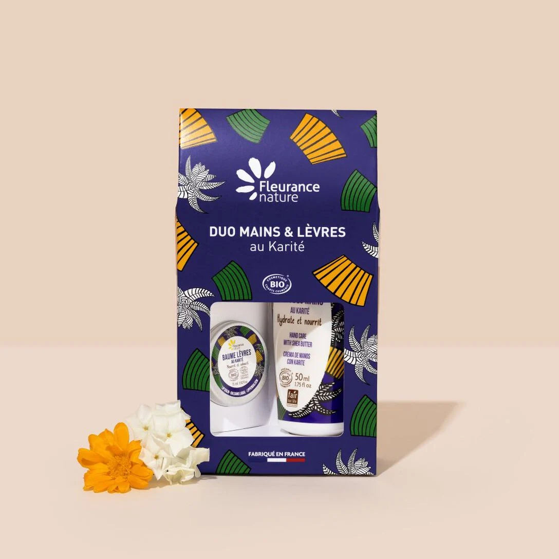 Duo Karité – Rituel Nutrition Mains & Lèvres - Fleurance Nature
