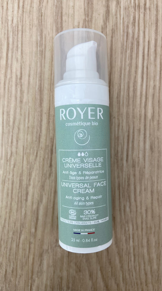 Crème visage universelle bio à la bave d’escargot - Royer Cosmétique