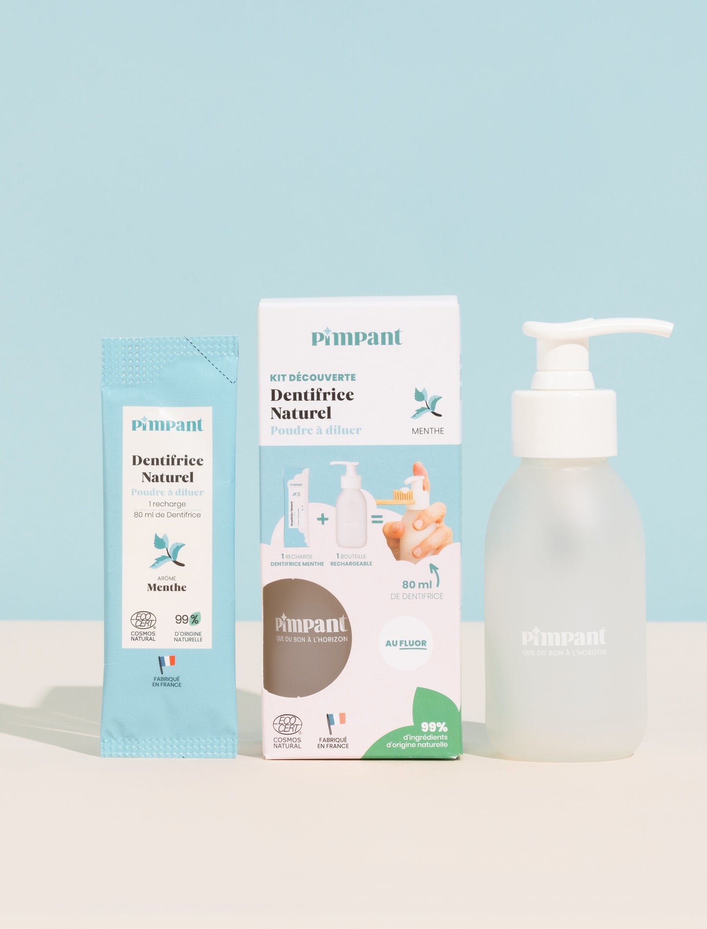 Pack découverte Dentifrice Menthe – Pimpant