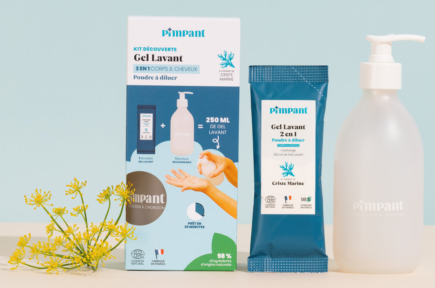 Pack Découverte Gel Lavant 2-en-1 Corps & Cheveux - Pimpant