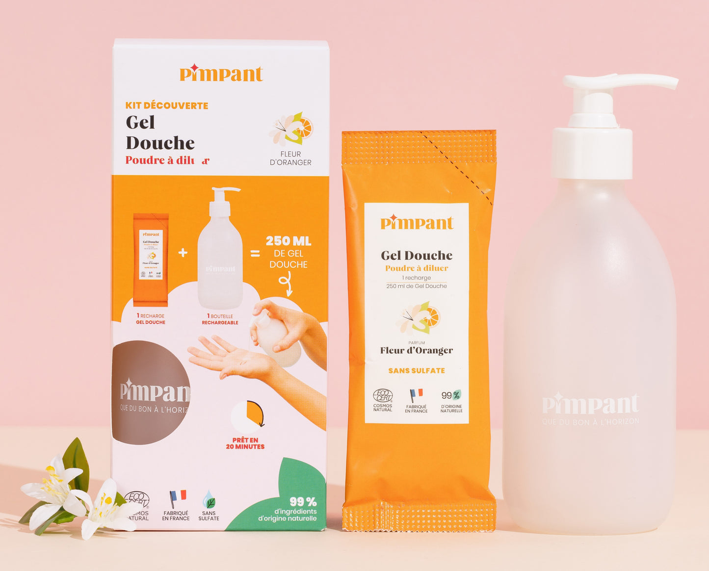 Pack découverte Gel douche Fleur d'Oranger – Pimpant