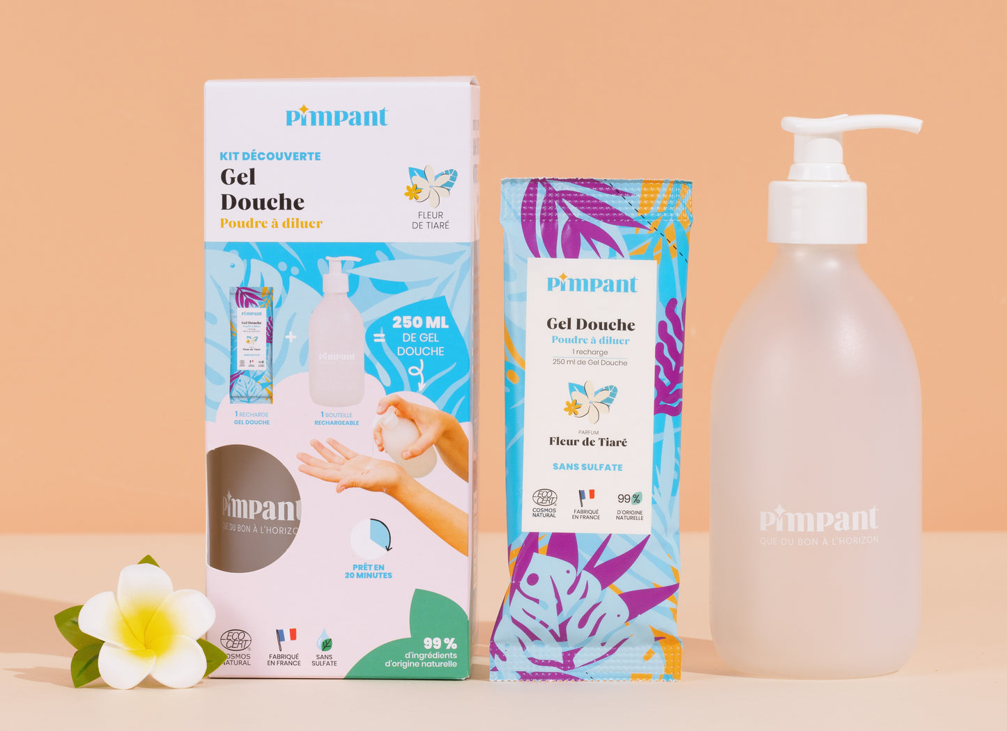 Pack Découverte Gel Douche Fleur de Tiaré - Pimpant