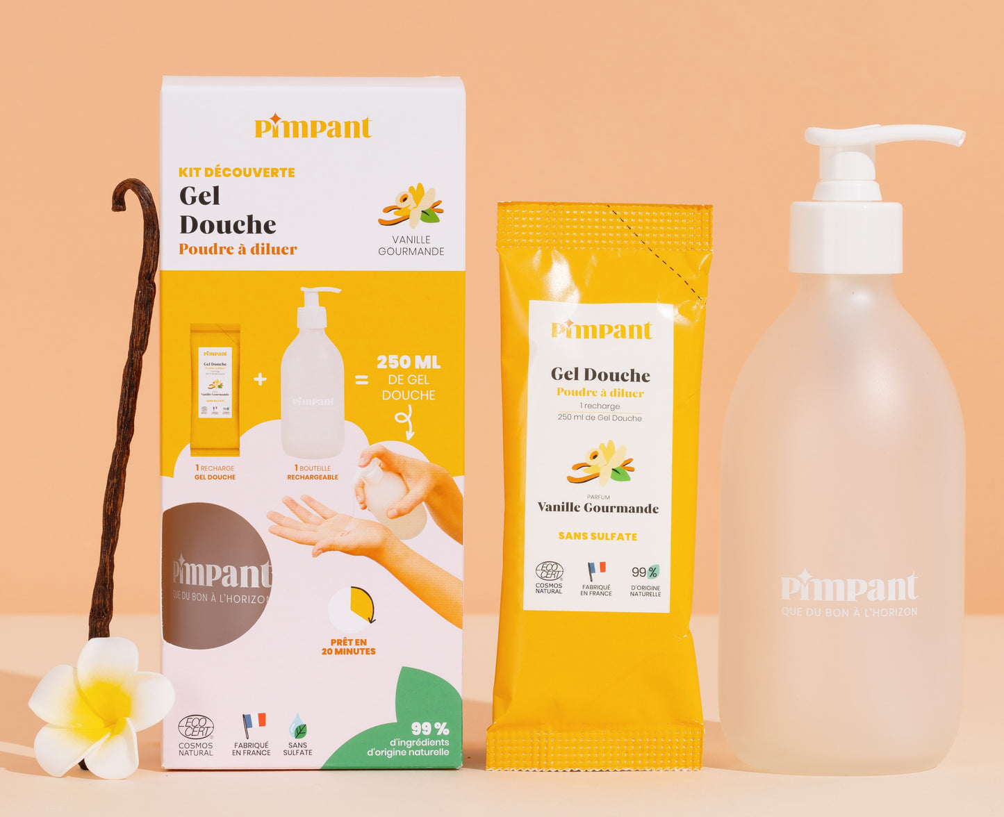 Pack Découverte Gel Douche Vanille Gourmande - Pimpant