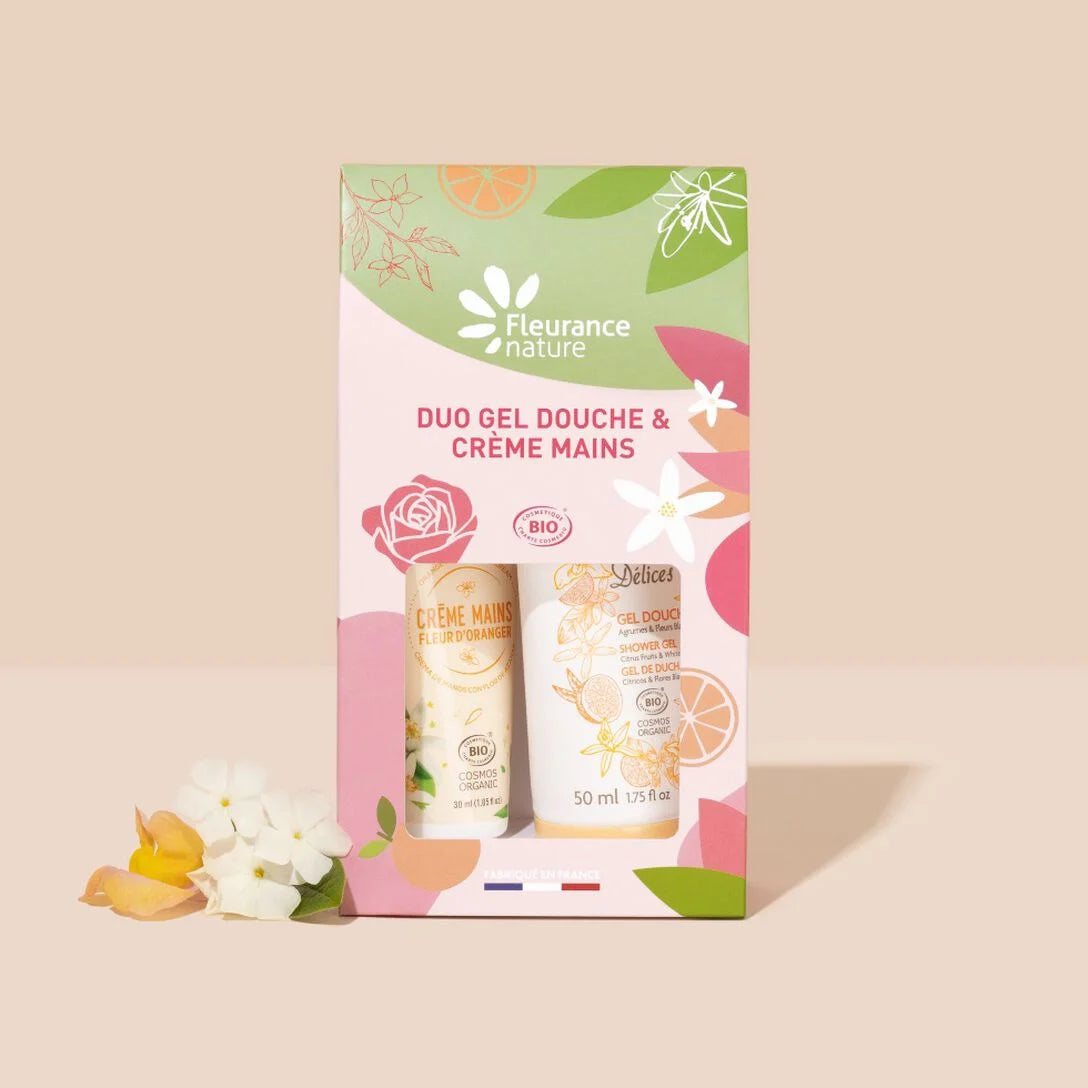Duo Agrumes & Fleur d’Oranger – Rituel Douceur Corps & Mains - Fleurance Nature