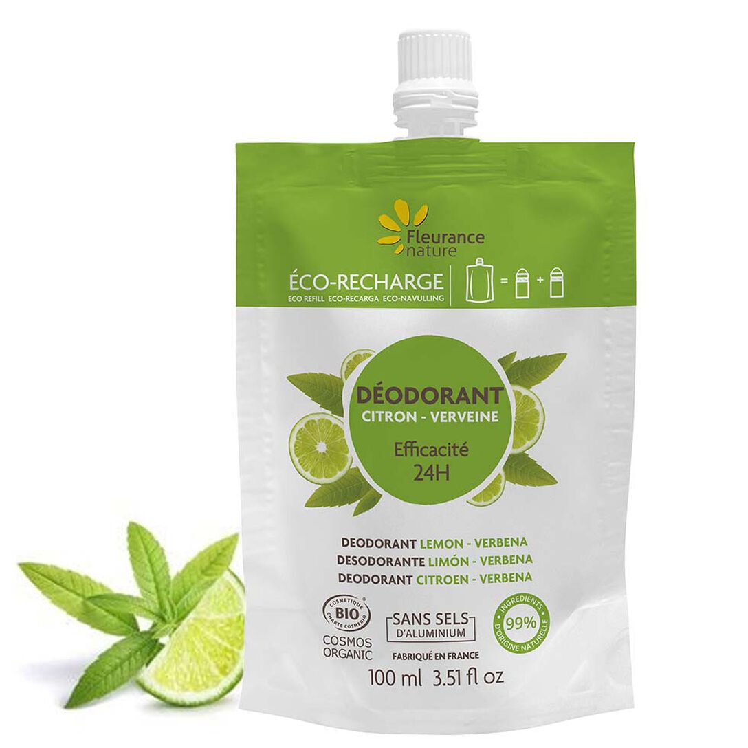 ♻️ Recharge Déodorant Citron & Verveine Bio - Fleurance Nature