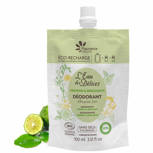 ♻️ Recharge Déodorant Verveine & Bergamote Bio - Fleurance Nature