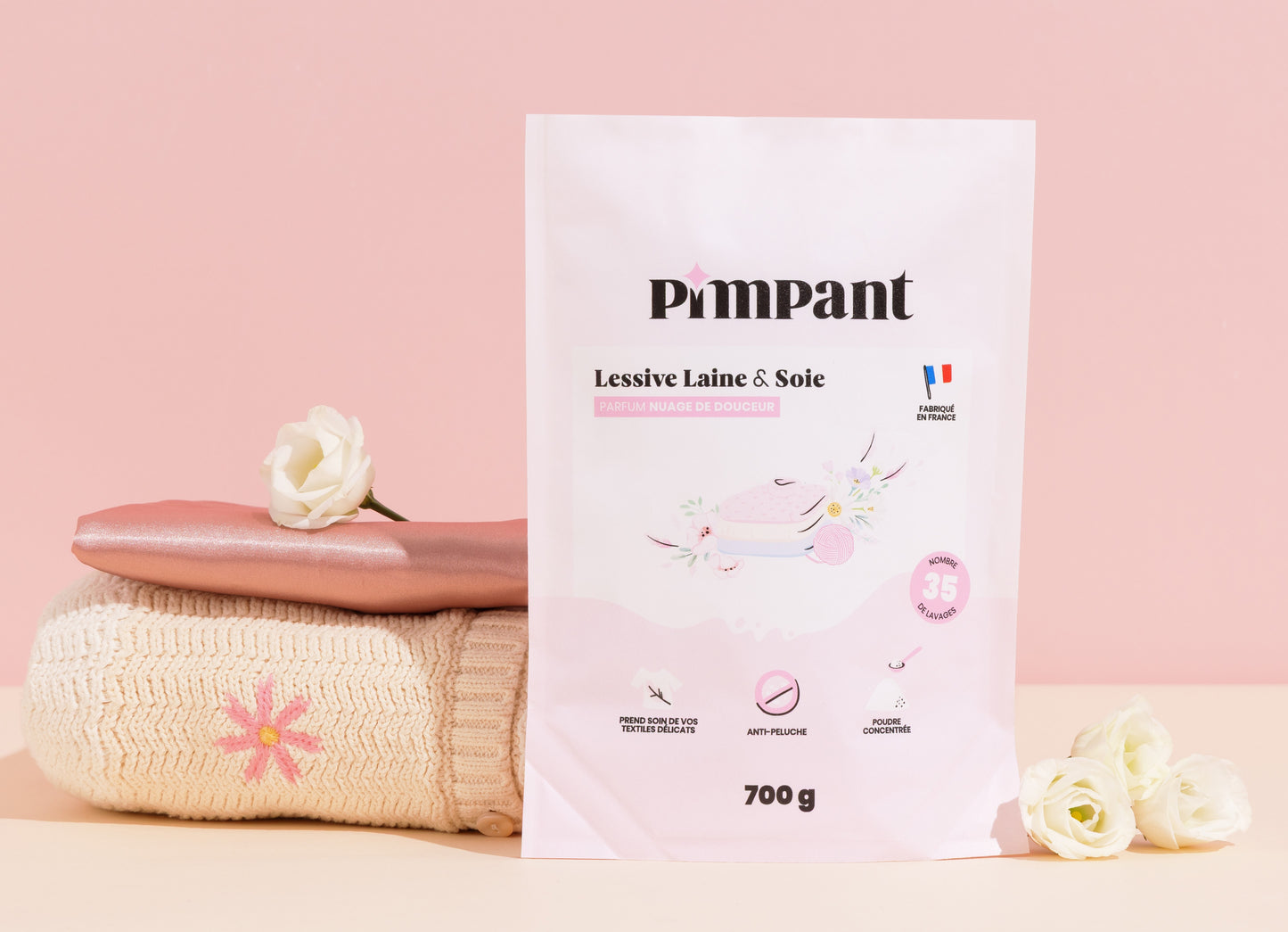 ♻️ Recharge Lessive Laine & Soie – Nuage de Douceur – Pimpant