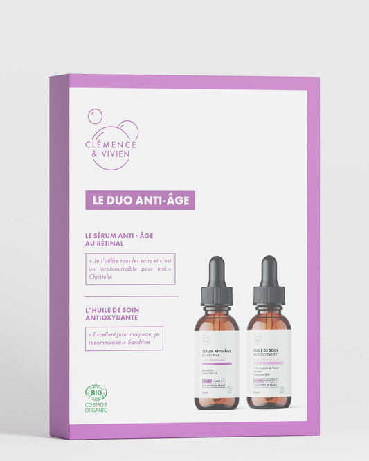 Coffret Duo Anti-Âge – Clémence & Vivien