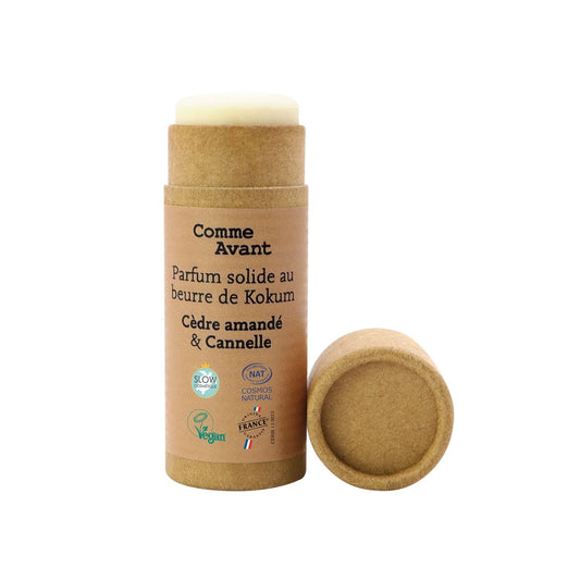 Parfum Solide Cèdre amandé & Cannelle - Comme Avant