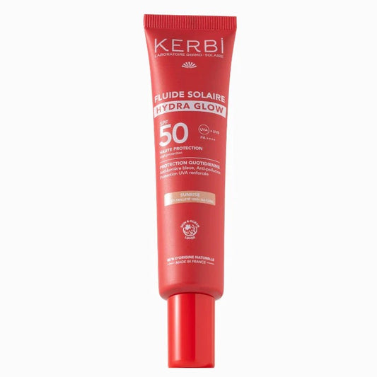 🌿 Fluide visage Hydra Glow SPF50 - Kerbi