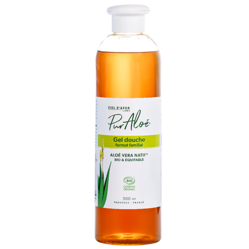 Gel douche familial à l’Aloe Vera Bio - Pur Aloé