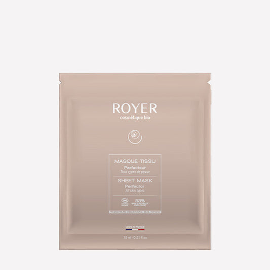Masque tissu visage bio à la bave d’escargot - Royer Cosmétique