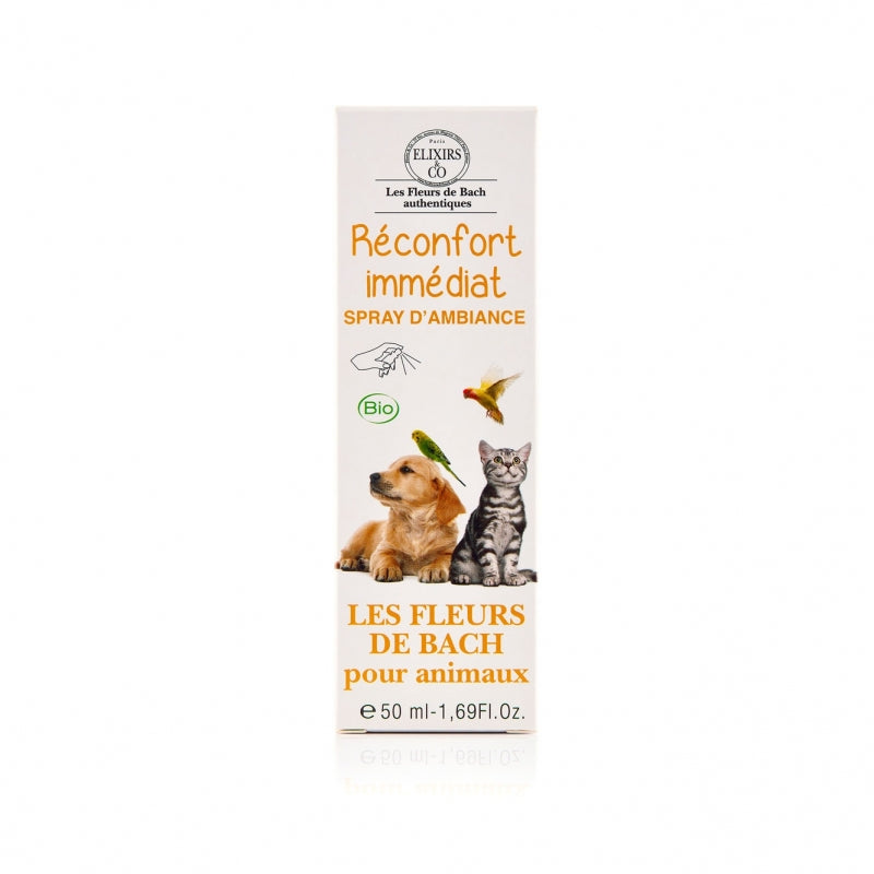 Élixir Fleurs de Bach Bio – Réconfort Immédiat (Animaux)